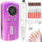 SAVILAND Tragbare Nagelbohr Kit 45000 RPM: Professionell Nagelbohrer Maschine Für Acryl Gel Nagel Wiederaufladbare 2000 mAh Elektrische Nagelfeile Nagelbohrer Bit Schleifbänder Salon Maniküre Pediküre