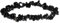 Natural Chip Bead Crystal Healing Chakra Gemstone Bracelet Protection Gem Stone (Black Agate)