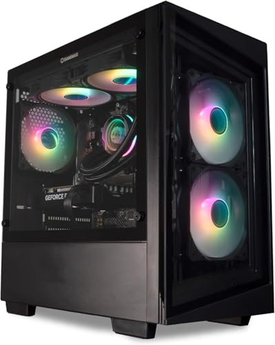 ionz Gaming PC Custom Gaming Desktop PC, Ryzen 7 5800X, RTX 5070, 2X OC 12GB, 16GB DDR4 RAM, 1TB SSD, 650W PSU, Windows 11 Home, WiFi, G1 Black