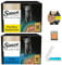 Cat Food Bundle with Sauce Collection (Poultry and Fish total 24x85 gram) and 1 x 60 gram Chicken Fillet Tray plus UbiPet Lint Roller and Catnip