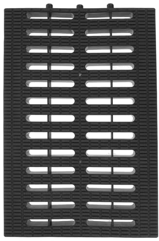 BIUDECO Rejilla de Drenaje de Plástico Negra 20X30X25 CM para Zanja Tapa de Alcantarillado Reemplazable Tapa de Drenaje de Cocina y Baño Rejilla Profesional para Desagües Municipales