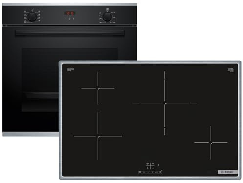 Bosch HBD434FH83 Set Backofen HBA234BB3 + Induktionskochfeld PIE84KBB5E