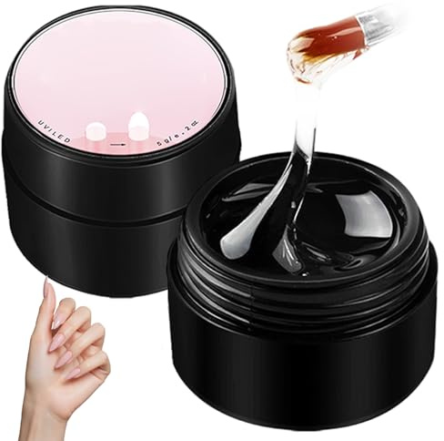 2Pcs Nail Repair Protection Gel, Quick Drying Nail Repair Kit, Easy Quick Fix Strengthening Treatments Cuticle Care for Home Use Protection Gel