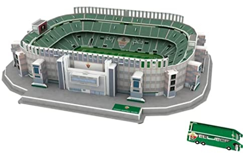 Klassisches Fußballstadion-Puzzle, Stadion Fußballfeld DIY Puzzlespielzeug, Denkmal for Fans