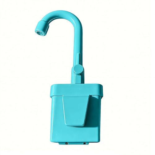 Electric Pretend Play Faucet Toy - 11 Realistic Running Water Sink with Circulation Pump, Waterproof Battery Compartment, On/Off Switch for Kids Bathroom Kitchen Role Play (Batteries Not Included)