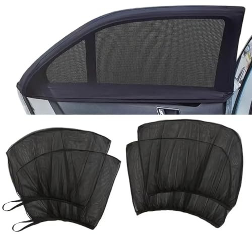 SHAXIAO 4 Pezzi Tendine Parasole Auto per Peugeot 2008 GT Line (2013-2019), Parasole Finestrini Auto Oscuranti Rete Anti UV Zanzariera Auto Protezione Solare Bambini