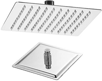 METAFORM - Soffione Doccia Top Line Quadrato in Acciaio Inox 20x20 cm