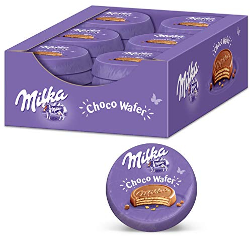 Milka Choco Wafer 30 x 30g, Waffel mit Kakaocreme Füllung umhüllt von Alpenmilch Schokolade