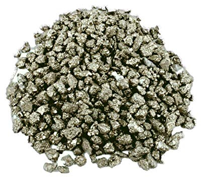 Pyrit Trommelsteine 1 Kg. Granulat Steingröße 3 bis 8 mm