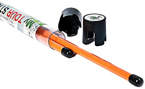 Golf Set 2 Sticks Alignement Orange | Aide à l’Entrainement, Nouvelle Taille 98cm, Inclus: 2 Connecteurs! Un Outil Pédagogique Essentiel pour Vos Sessions de Practice de Golf