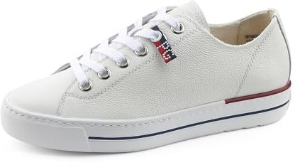 Paul Green Damen, Frauen Low-Top Sneaker,schnürschuhe,schnürer,Plateausohle,Halbschuhe,straßenschuhe,Strassenschuhe,Weiß (JA),37 EU / 4 UK