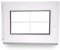 JeCo Sprossenfenster Kellerfenster Garagenfenster - BxH:900 x 700 mm - DIN Links - 2-Fach Verglasung - 60 mm Profil