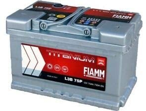 BATTERIA L3B 75P FIAMM, 75 AH 730 A EN(SPUNTO)