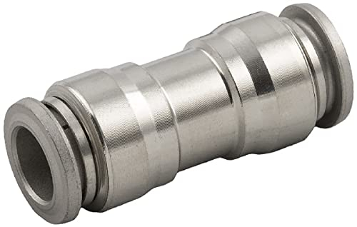 RS PRO Steckfitting, Rohr-zu-Rohr, Edelstahl, 20 bar chemikalienresistent, Packung a 10 Stück
