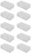 Alecony 10 PCS Kunststoff Batteriebox für CR123A/LIR123A/123A/16340/17335/18650 Akkus & Batterien,Praktische Akkubox zum Schutz & Transport, Akku Box,Aufbewahrungsbox Schutzhülle Case,Transportbox