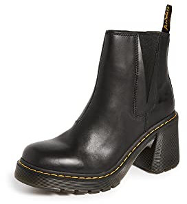Dr. Martens Spence, Stivali alla Moda Donna, Nappa Sendal Nera, 43 EU