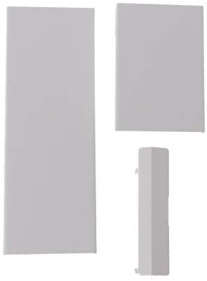 SHOTAY Sostituzione Memeory Card Porta Slot Coperchio 3 Parti Porta Covers per Nintend Wii Console Bianco