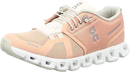 On Women's Cloud 5 Sneakers, Rose | Shell, 38 EU