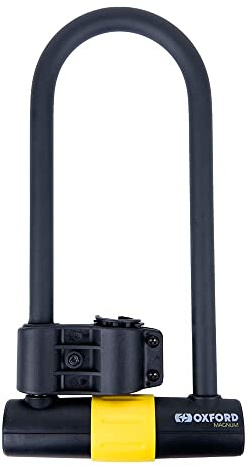 Oxford Magnum Ultra Strong Motorcycle U-Lock (177x340mm) with Bracket LK224, Gold