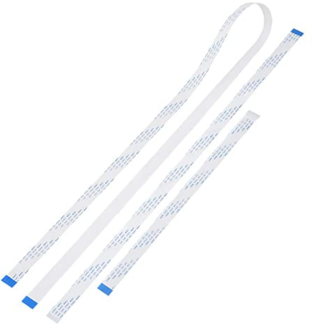 3pcs FFC-Kabel, 15-Pins Flexibles Flachkabel (30cm + 50cm + 100cm) Flachbandkabel RaspberryPi Kamera-Ribbon für Raspberry Pi Modul