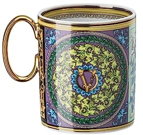 Versace by Rosenthal - Becher mit Henkel - Barocco Mosaic - Porzellan - 10,8 x 7,8 x 9,1 cm