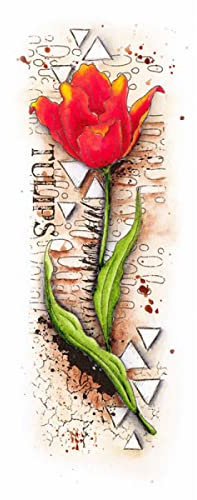 Kreativer Lilien-Stempel für Kartenherstellung, Blume, transparenter Silikondichtungsstempel, Stempel, für Bastelarbeiten, Scrapbooking, Bastelarbeiten, Bastelarbeiten, transparenter Gummistempel,