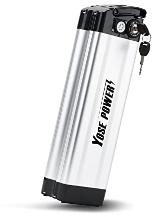 SHIMOST E-Bike Batterie 36V 10,4Ah Fahrrad Li-ion Akku mit Ladegerät für 250W-500W Motor MiFa, Rex, Prophete, Aldi, XH370-10J, Zhenlong/ZL1010-F(36V 10,4Ah Akku mit Ladegerät)