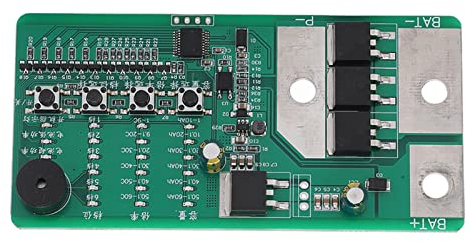 Yunseity Mini scheda saldatrice a punti, 6,5‑16 V 6 ingranaggi regolabile fai-da-te saldatrice a punti portatile, mini scheda di controllo saldatrice per batterie al litio