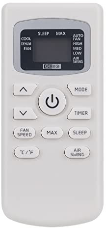 Replace AC Remote Control Compatible with Black+Decker Portable Air Conditioner BPACT12WT BPACT14WT BPACT08WT BPACT10WT BPACT12HWT