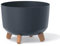 Gardening Naturally Indoor Plant Pot Zinnia Stylish and Durable Planter for Houseplants (Round Pot 30cm - Antracite)