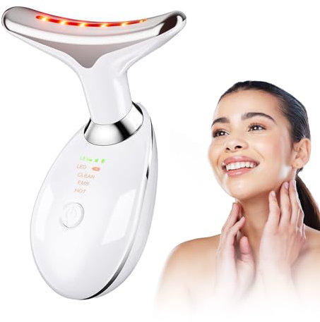 ATOMTA Face Massager, Microcurrent Face Lift Device with 3 Modes, Anti-Wrinkle Face Lifting Device, High Frequency Vibration Skin Tightening Machine – (White)
