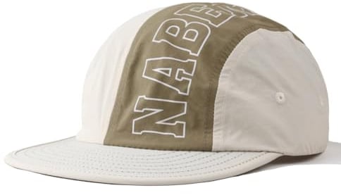 CLAPE wasserdichte Leichte Running Cap Schnelltrocknend Outdoor Sport Cap Herren Faltbare Unstructured Basecap Original Flat Brim Beige HDY1