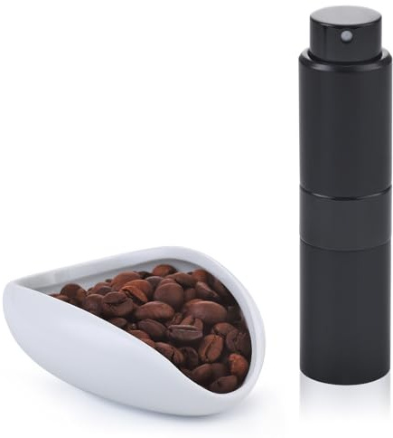 Lulupack Coffee Bean Dosing Cup with 20ML Spray Bottle, Coffee Measuring Cups & Espresso Bean Spritzer Kit