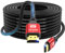 jojobnj 4K HDMI Cable 20m, High Speed HDMI 2.0 Cord 4K@60Hz 18Gbps, Ultra HD,Ethernet Audio Return,Video 4K,1080p,3D,Arc, HDR Compatible con Xbox,PS5/PS4,HDTV,Laptop ect(Red)