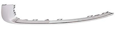 RAS RICAMBI AUTO STORE Perfil cromado izquierdo para rejilla parachoques delantero compatible con Opel Insignia desde 01-2009 al 10-2013