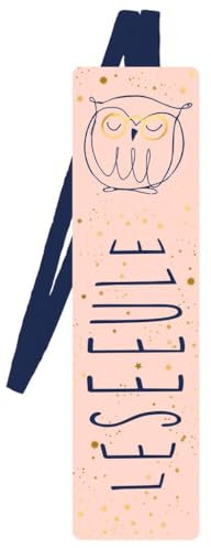 moses. libri_x Lesezeichen mit Band Leseeule I Bookmark I Seitenmarker I Buchmarkierung I Geschenkidee für Buchliebhaber
