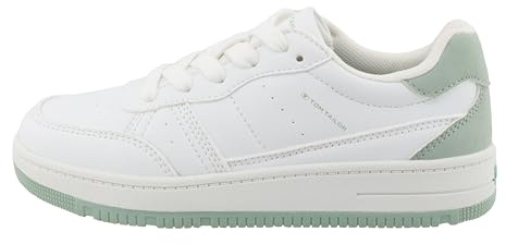 Tom Tailor Kids Mädchen 9570150001 Sneaker, White Green, 31 EU