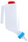 Haustier-Futterflasche – Lammmilchflasche | Hängende Ziegenmilch Feeder Flasche mit klarer Skala | Weiche Nippel Tierfütterung Stillflasche | Neugeborene Pet Feeder für Ziegen, Lämmer, kleine