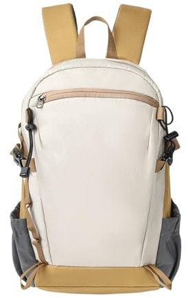 MOTOGZRGQ Men's And Women's Outdoor Sports Hiking Bags, Large Capacity Waterproof Travel Bags, Multifunctional Computer Backpacks(Light Khaki)