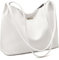 FOXLOVER tote bag damen, handtasche damen mittelgroß, geflochtene tasche, gewebte tasche, tasche geflochten, tasche bordeaux