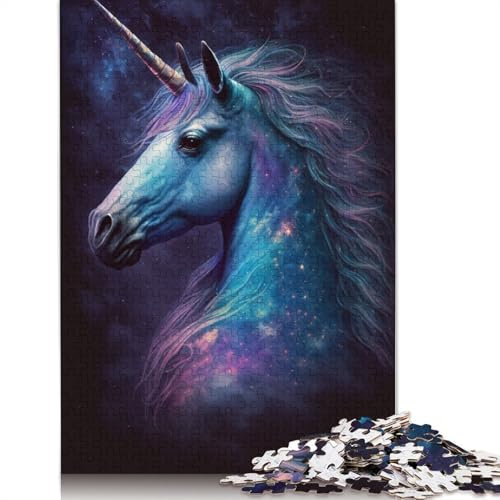 Jigsaw Puzzles for Adults Galaxy Unicorn Jigsaw Puzzles for Adults 1000 Cardboard Jigsaw Puzzle for Adults & for Kids Age 12 And Up Gifts Ideas size: 38x26cm