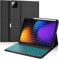 IVEOPPE Clavier Xiaomi Pad 7/7 Pro 11.2, Coque Clavier Xiaomi Pad 7/7 Pro, Eclairage 7 Couleurs, Rechargeable Clavier Français AZERTY Détachable pour Xiaomi Pad 7/7 Pro 11.2, Noir