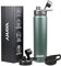 AHAVA 750ml Insulated Water Bottle | 1-Year Warranty | 12H Hot, 24H Cold | BPA-Free| 2 Lids: Straw & Spout | Dishwasher Safe, Premium Stainless Steel for Gym, Office, Travel, School (Dark Slate Green)