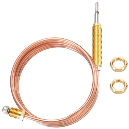 sourcing map 59 Thermopile Thermocouple 820 Degree Gas Fireplaces Replacement Thermocouple M8 for Gas Furnaces, Oven, Fryers, Boilers, Water Heaters