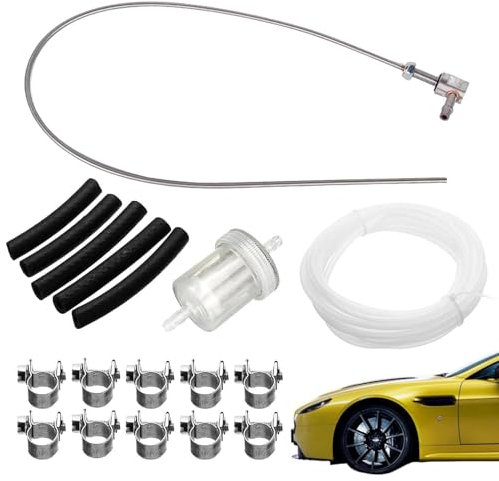 laxreheye Oil Tank Sender Standpipe, Parking Heater Transmitter, Heating Hose, Clip, Stand Pipe, Replacement, Rustproof Air Heat Lines, Clip Hose for Efficient Heating, Car Accessories