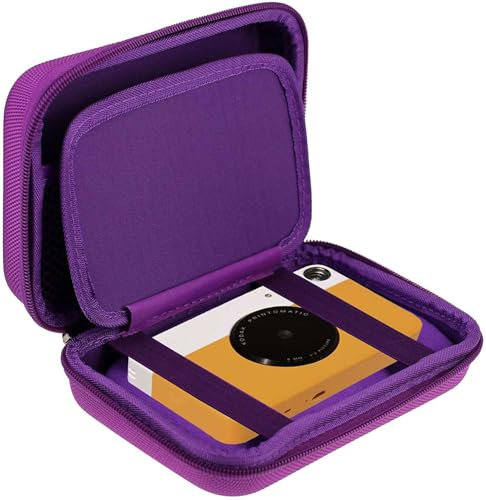 Navitech Purple Travel Hard Case Compatible with INSTAX mini Link 3 Smartphone Photo Printer