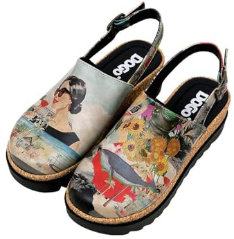 DOGO Akita Damen Sandalen Vegan Damen Bunte Sandalen
