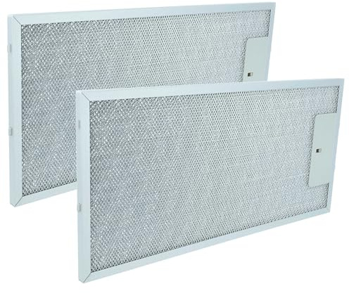 vhbw 2x Filter Metallfettfilter Ersatz für Bosch 00435204 für Dunstabzugshaube, Metall