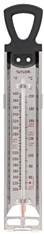 Taylor Precision Products Candy/Deep Fry Stainless Steel Thermometer