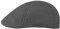 Stetson Texas Cotton Flatcap mit UV Schutz 40+ - Schirmmütze aus Baumwolle - Unifarbene Mütze Frühjahr/Sommer dunkelgrau M (56-57 cm)